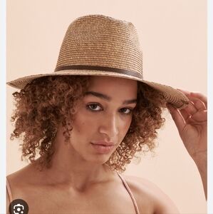 Rip Curl Palmeto UPF Straw Panama Hat fits 57 to 59